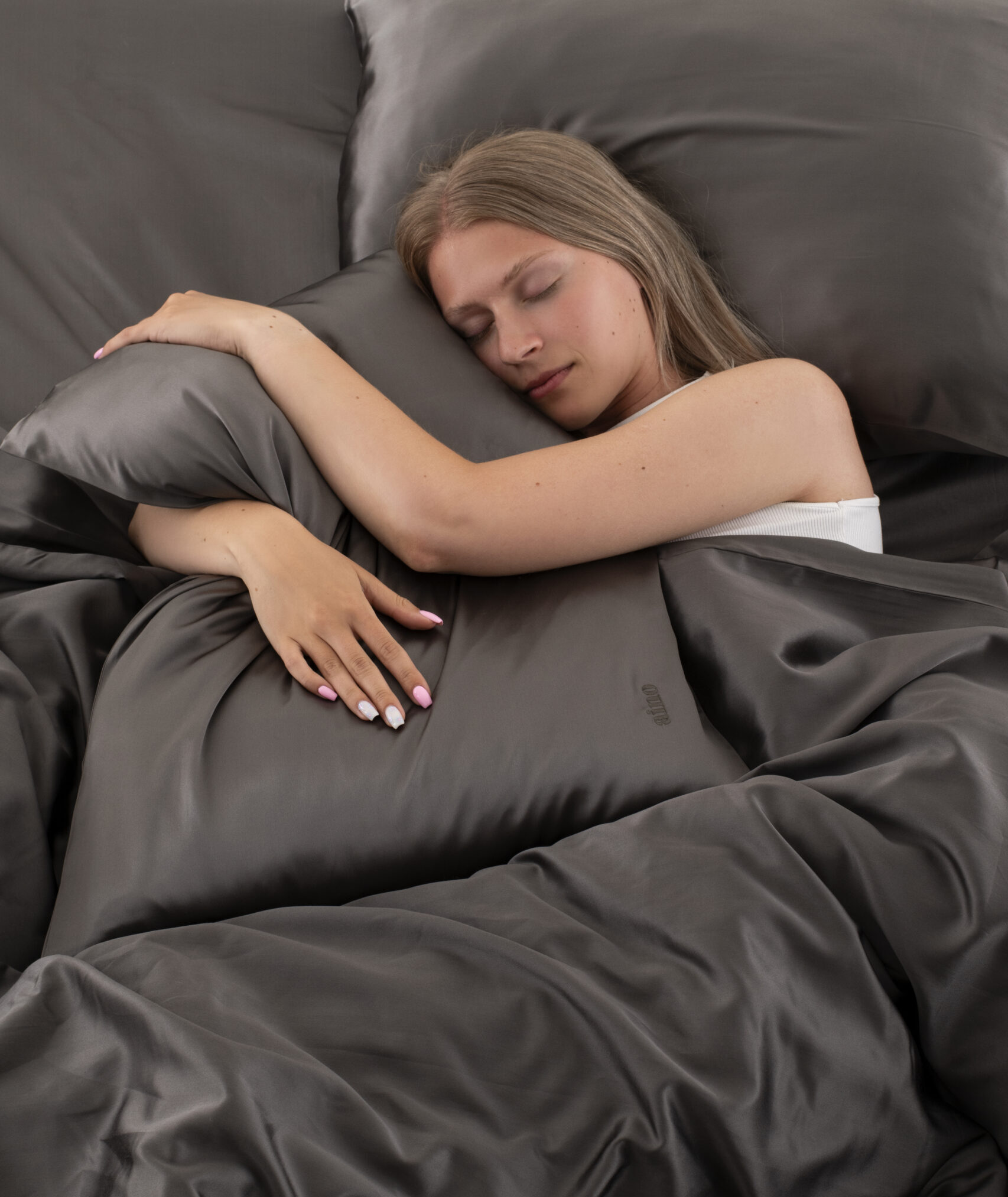 Charcoal Sanitary Duvet Bedding Cover